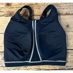 Syrokan Women’s Size 34G Black Racerback Sports Bra With Padding